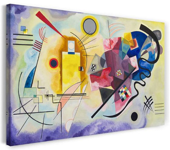 Płótno Wassily Kandinsky - Żółto-czerwono-niebieski (1925)